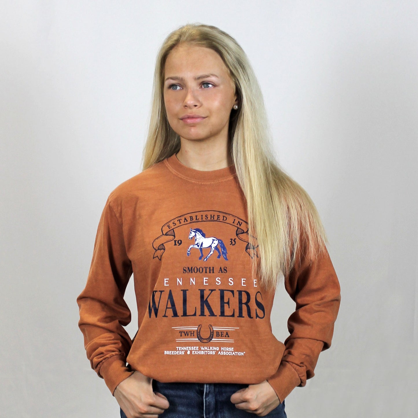 Smooth as Tennessee Walkers long sleeve tee