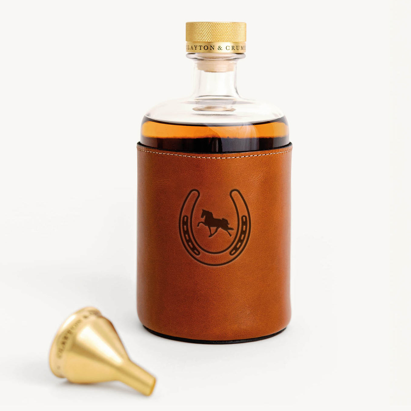 TWH Leather Decanter