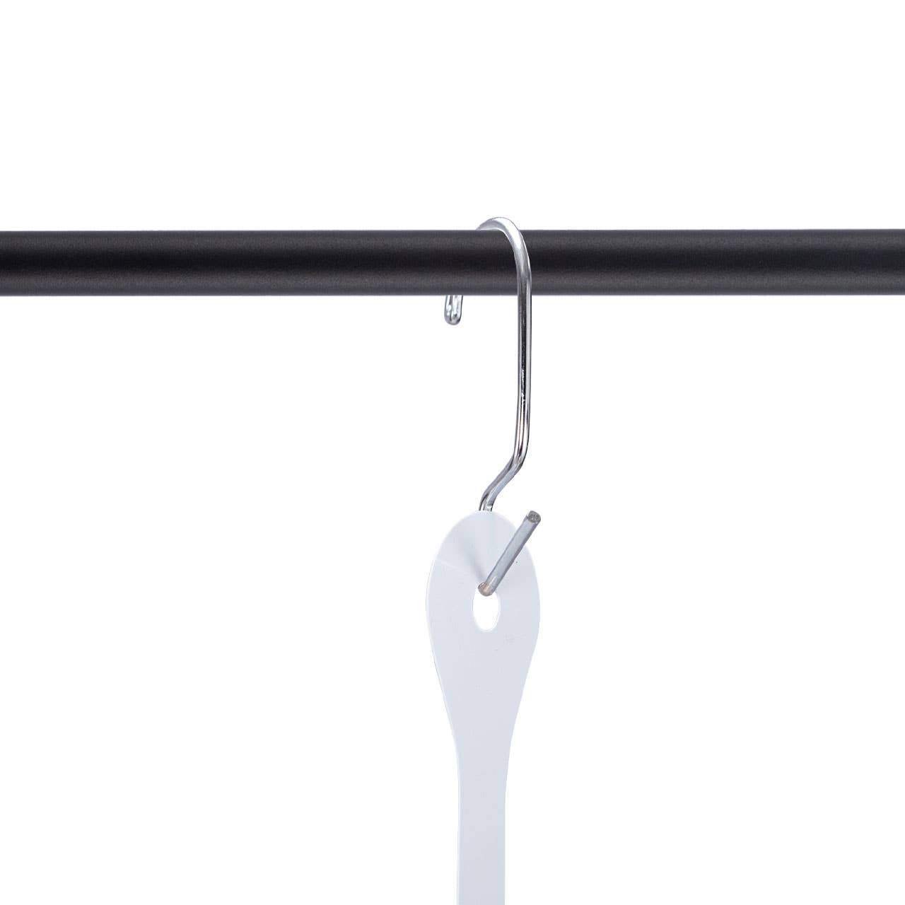 White PVC Tubular Ladder Mannequin
