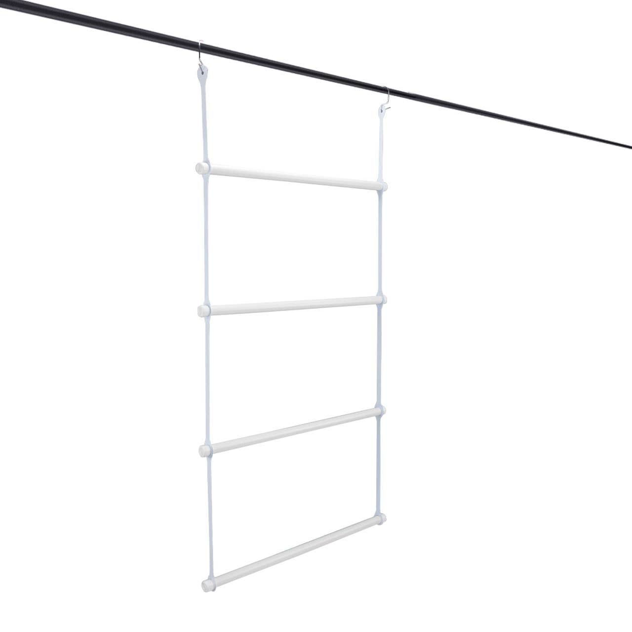 White PVC Tubular Ladder Mannequin