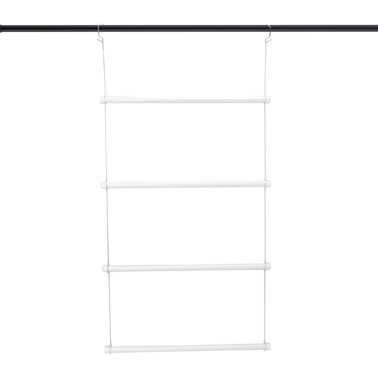White PVC Tubular Ladder Mannequin