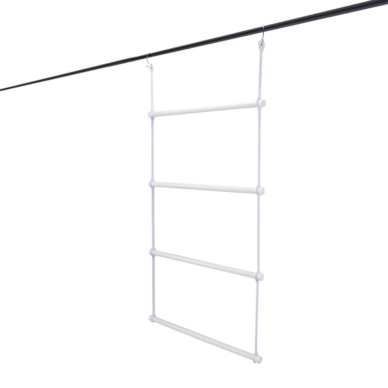 White PVC Tubular Ladder Mannequin