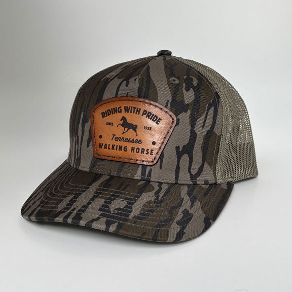 Riding with Pride Leather Patch Hat