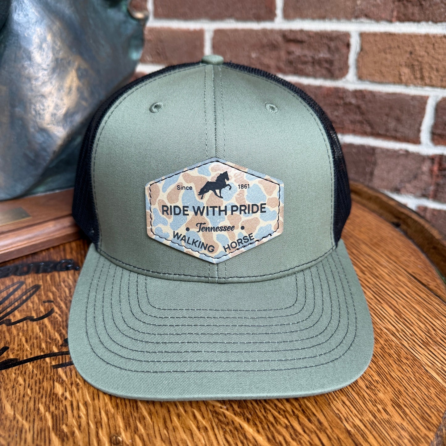 "Ride with Pride" Camo patch cap