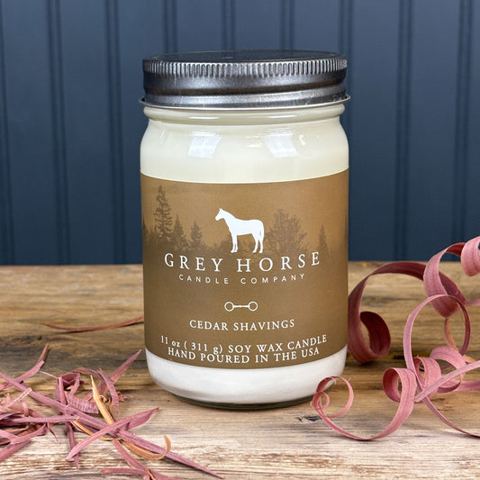 Cedar Shavings Soy Candle