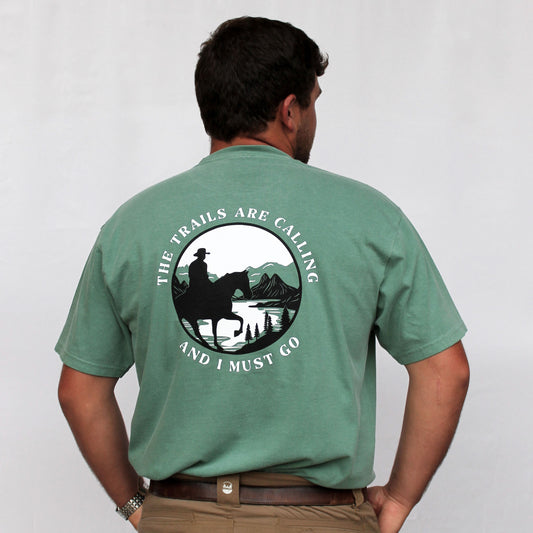 Trails Are Calling Green T-shirt
