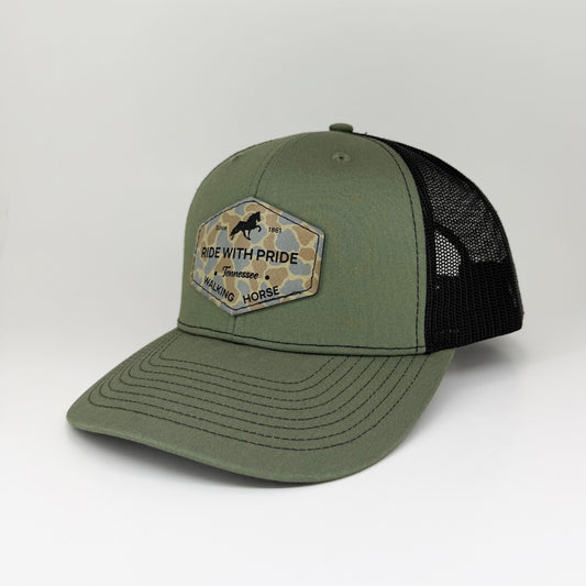 "Ride with Pride" Camo patch cap