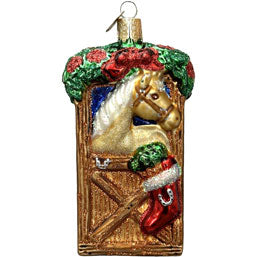 Horse In Stall Ornament