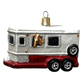 Horse In Trailer